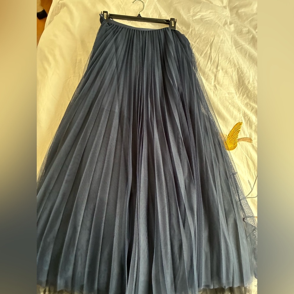 JCREW Collection layered tulle skirt Navy Blue - Picture 4 of 9
